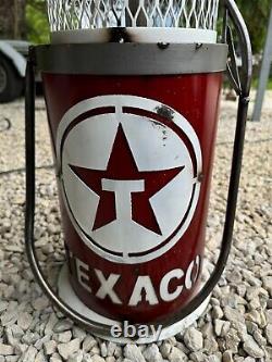 TEXACO Gas Pump Metal Art less than 40 Tall from Mexico Man Cave Decor