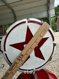 TEXACO Gas Pump Metal Art less than 40 Tall from Mexico Man Cave Decor