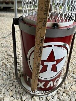 TEXACO Gas Pump Metal Art less than 40 Tall from Mexico Man Cave Decor