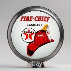 Texaco Fire Chief Gas Pump Globe 13.5 in Unpainted Steel Body (G195)