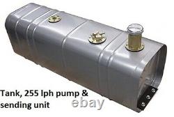 Universal Steel Gas Tank Combo EFI Tank, 255 lph Pump & Sending Unit