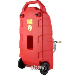 VEVOR 16 Gallon Fuel Caddy Portable Gas Storage Tank 7.8 L/min with Manual Pump