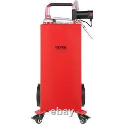 VEVOR 30 Gallon Fuel Caddy Portable Gas Storage Tank 23.5 L/min with 180W Pump