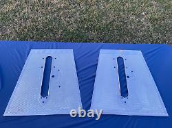 Vintage Tokheim 952 Gas Pump Stainless Steel Side Panels Parts Original Gas/oil