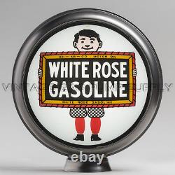 White Rose Boy 13.5 Gas Pump Globe with Steel Body (G205)